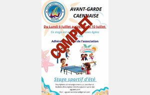 Stage Sportif d'été (de 7 à 14 ans)